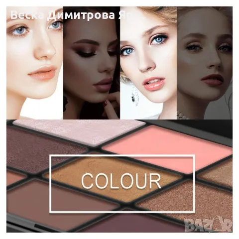 Симфония от 9 дълготрайни водоустойчиви цвята сенки за очи четири модела HZS119, снимка 5 - Козметика за лице - 47726914