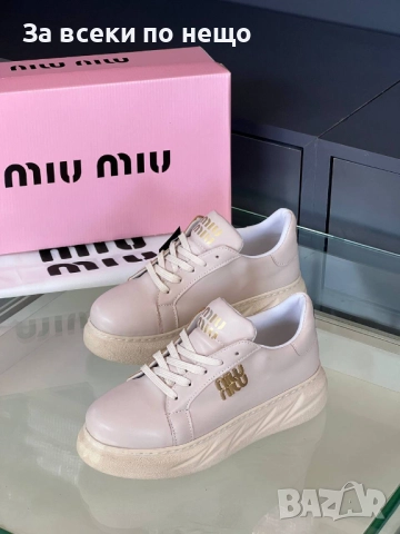 Miu Miu Дамски Маратонки👟Дамски Спортни Обувки Миу Миу - Налични Различни Цветове Код SK175, снимка 3 - Маратонки - 52518355