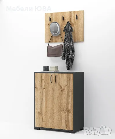 Шкаф за обувки ДЕНВЪР М8, снимка 3 - Шкафове - 47424045