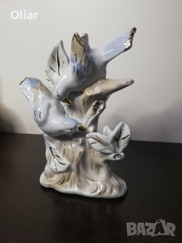 Красива порцеланова статуетка. Птици. , снимка 5 - Статуетки - 52081594