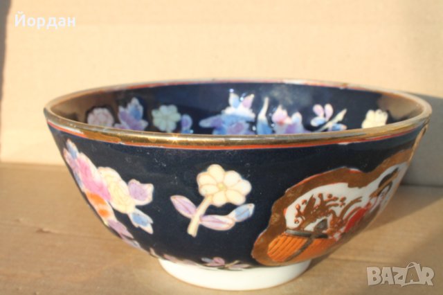 Ръчно рисувана купа ''Satsuma'', снимка 3 - Антикварни и старинни предмети - 43659520