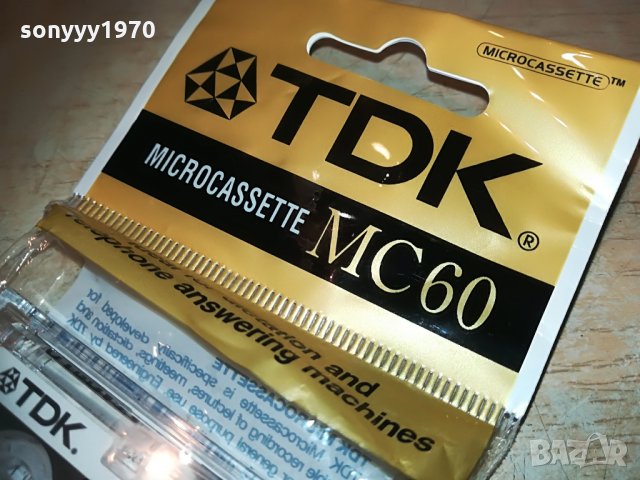 поръчани-tdk mc60 microcassette 3бр 2305211104, снимка 9 - Аудио касети - 32970317