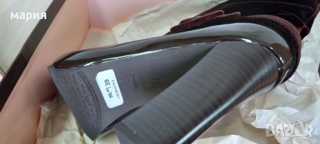 Модерни боти лак и плюш, снимка 3 - Дамски боти - 38332786