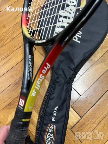 Тенис ракета Wilson Pro Staff JR в калъф , снимка 3 - Тенис - 51823278