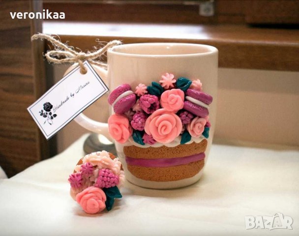 Чаша с лъжичка "Кексче" 