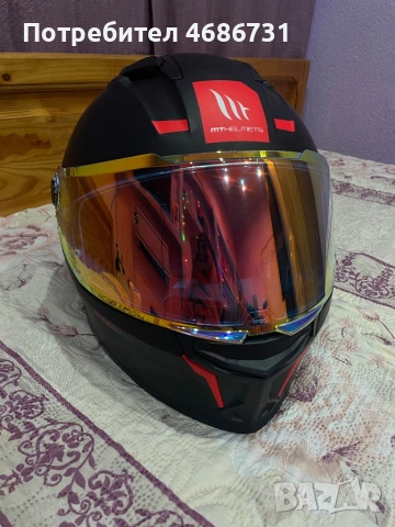 Пистова каска MT Helmets / КАТО НОВА