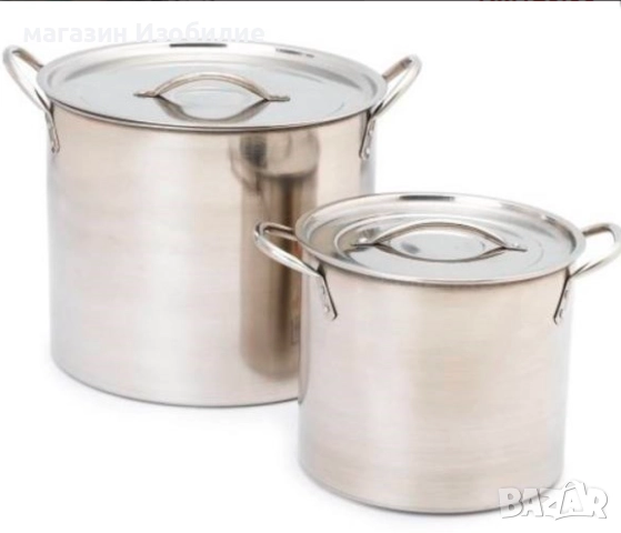 Тенджери от неръждаема стомана, 4 броя /МАТЕРИАЛ: НЕРЪЖДАЕМА СТОМАНА КОЛИЧЕСТВО: 4БР РАЗМЕРИ: 24CM(5, снимка 3 - Съдове за готвене - 52295309