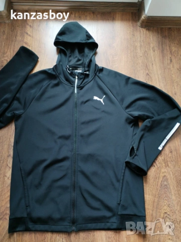 Puma Tec Sports FZ - страхотно мъжко горнище КАТО НОВО Л, снимка 9 - Спортни дрехи, екипи - 53342168