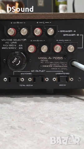ONKYO A-7055 – Лимитирана Серия №107/200, Old Gold –Class A, снимка 10 - Ресийвъри, усилватели, смесителни пултове - 52587626