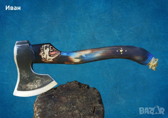 Брадва вълк топор секира томахавка , снимка 3 - Екипировка - 50576349