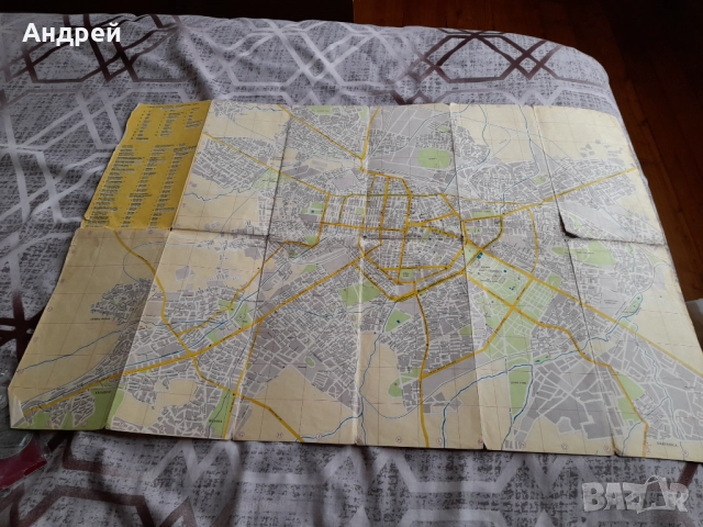Стара карта,План указател София #2, снимка 2 - Други - 51634109