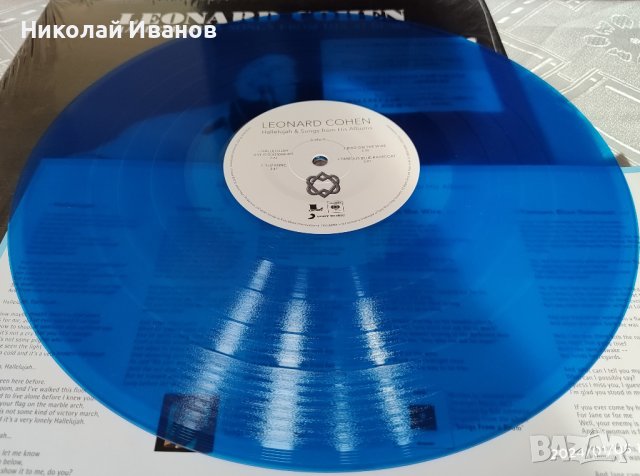 Leonard Cohen - Hallelujah & Songs From His Albums (Clear Blue Vinyl) (2 LP), снимка 5 - Грамофонни плочи - 43785241