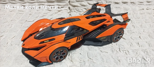 метална кола Lamborghini v12 Vision GT - 2020 . Мащаб 1:18 -, снимка 3 - Колекции - 52914335