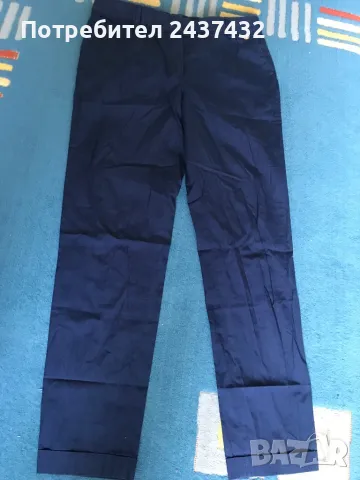 Летен тъмно син панталон Massimo dutti, снимка 1