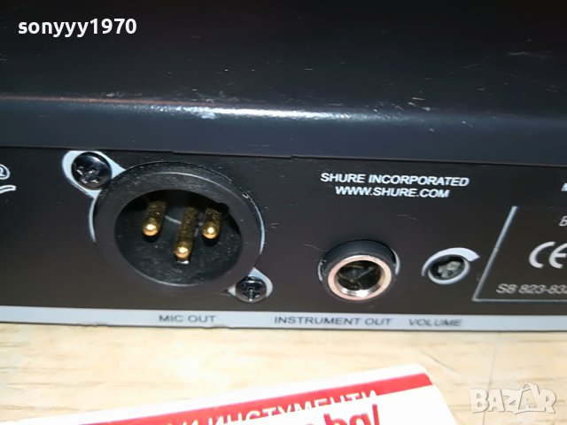 ❤️📢Shure BLX4R S8, 823-832MHz 1/2 19" Receiver М1010221227, снимка 13 - Микрофони - 38280622