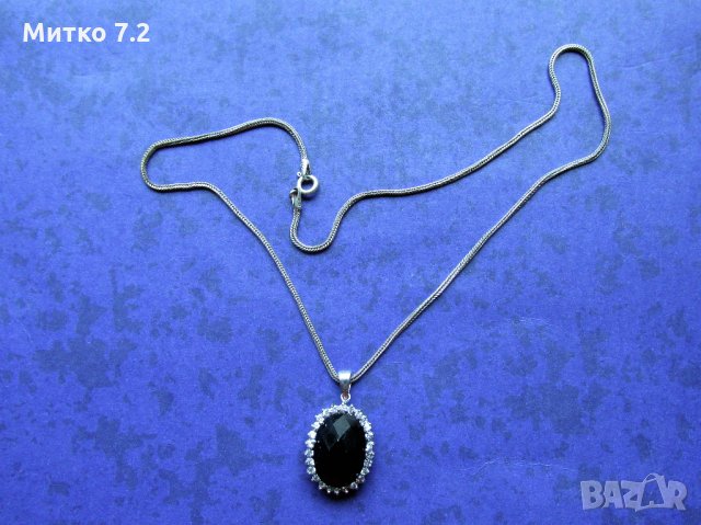 сребърен медальон 7, снимка 2 - Колиета, медальони, синджири - 28646812