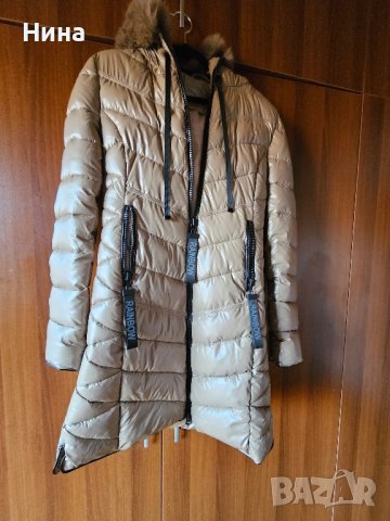 Дълго зимно дамско яке, снимка 1 - Якета - 43411299