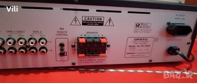 Onkyo TX-7820, снимка 6 - Ресийвъри, усилватели, смесителни пултове - 52828108