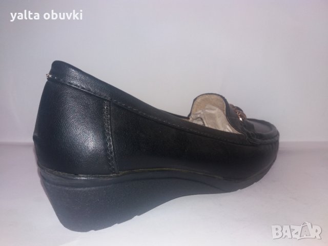 Дамски обувки SUPER MODE 6861, бежови и черни, снимка 4 - Дамски ежедневни обувки - 28648050