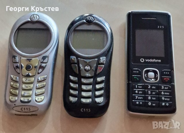 Motorola C115(2 бр.) и Vodafone 225