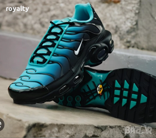 Nike Air Max TN Цвят Черно и Тюркоаз мъжки маратонки , снимка 5 - Маратонки - 51626478