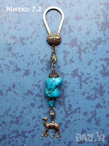 стар сребърен ключодържател, снимка 2 - Други ценни предмети - 27337170