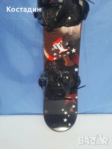 Сноуборд CYGNUS Voodoo boy 135см. с автомати, снимка 3 - Зимни спортове - 52942049