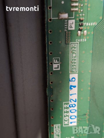 T Con Board, KG222, QPWBXG222WJZZ  SHARP LC-60LE652E for 60inc DISPLAY JE600D3GV2AY, снимка 2 - Части и Платки - 43472500