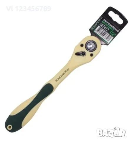 Гумирана тресчотка 1/2" RockForce 72-зъба, снимка 1