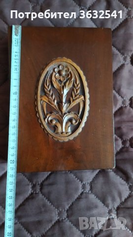 Продавам стара дървена кутия за бижута , снимка 2 - Други - 40242799