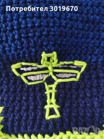 Плетена чанта стрекоза, снимка 2 - Чанти - 34879084