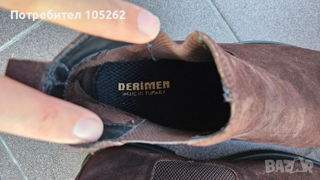 Мъжки боти от естествен велур, снимка 4 - Мъжки боти - 53167694