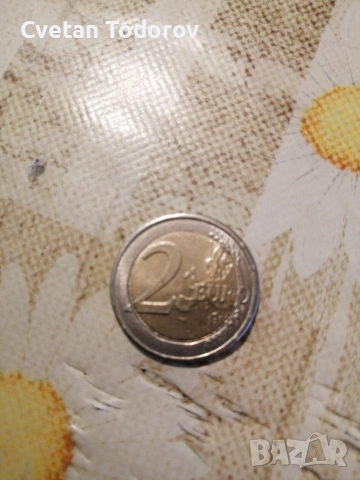 Рядка френска монета от 2 евро от 2017г