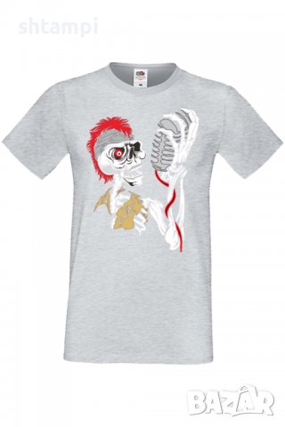 Мъжка тениска Sceleton singer,Изненада,Повод,Подарък,Празник, снимка 9 - Тениски - 37652694