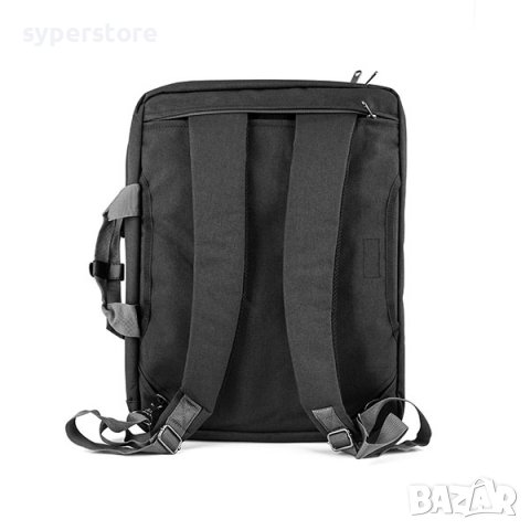 Раница-Чанта за лаптоп 15.6" Modecom Reno Backpack, черно-синя, SS300071, снимка 3 - Лаптоп аксесоари - 38300825
