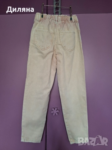 Използвани дънки за момиче H&M 140 см, снимка 2 - Детски панталони и дънки - 51654559