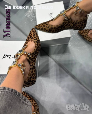 Дамски Елегантни Официални Обувки С Камъни - 2 Цвята Код SK163, снимка 4 - Дамски елегантни обувки - 52518301