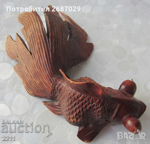 Риба фигура, фигури и  дървена риба подложка