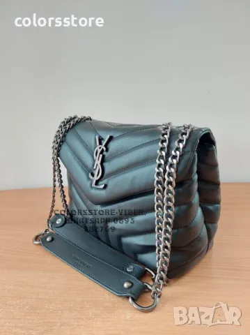 Черна чанта YSL-SG46U, снимка 3 - Чанти - 47405340