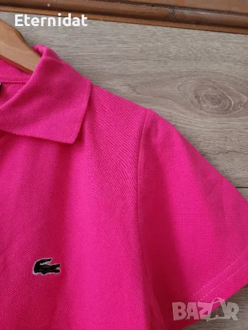 Тениска с яка и копчета LACOSTE , снимка 5 - Тениски - 49867868