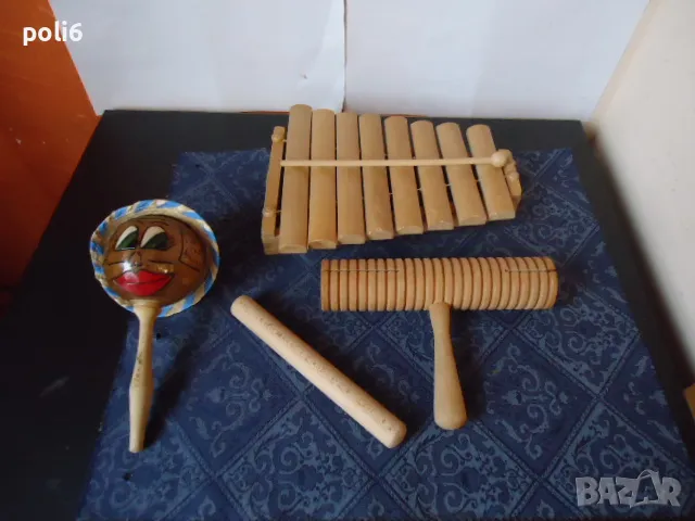 тарамбука, маракас , кастанети, там-там барабанче с топче,барабан-език ,ксилофон,гуиро, снимка 7 - Ударни инструменти - 24785296