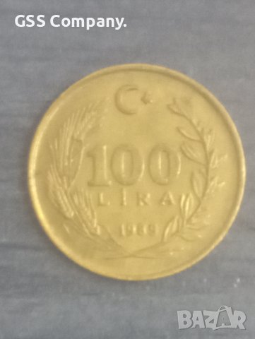 100 лири (1989) Турция , снимка 1 - Нумизматика и бонистика - 38158692