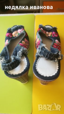 Дънкови сандали, снимка 2 - Сандали - 32735686