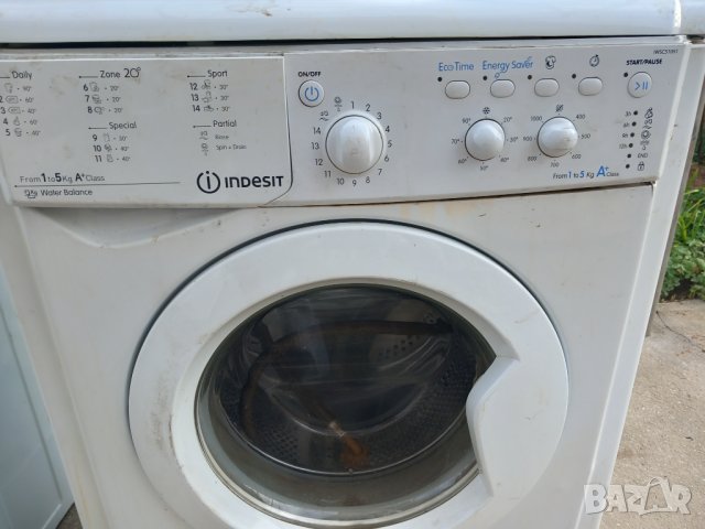 Продавам преден панел с платка за пералня Indesit IWSC 51051, снимка 4 - Перални - 40134687