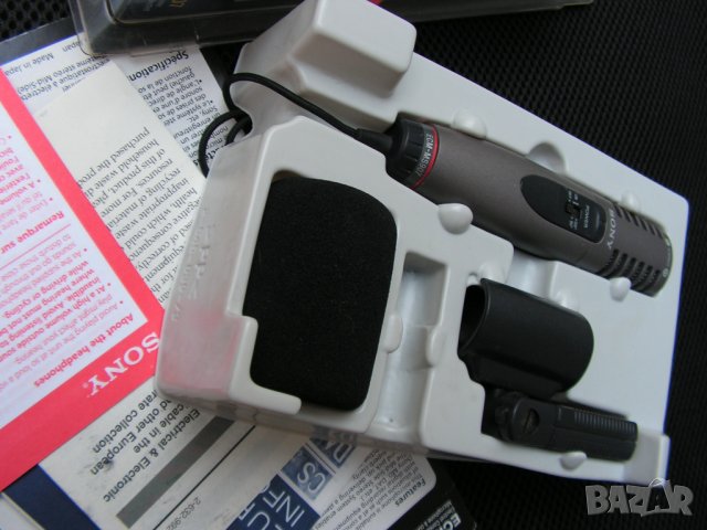 Стерео микрофон Sony ECM MS910 нов и употребяван, снимка 2 - Микрофони - 11223765