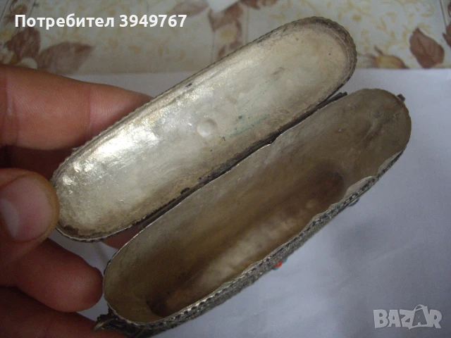 Стара сачанена барутница., снимка 4 - Антикварни и старинни предмети - 51247087