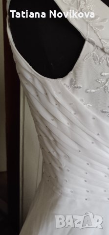Бяла  булчинска рокля , снимка 5 - Сватбени рокли - 40269143