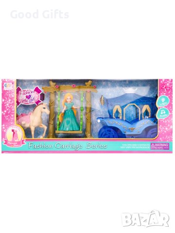 Комплект Кукла Принцеса с Каляска и кон, снимка 6 - Кукли - 43139890