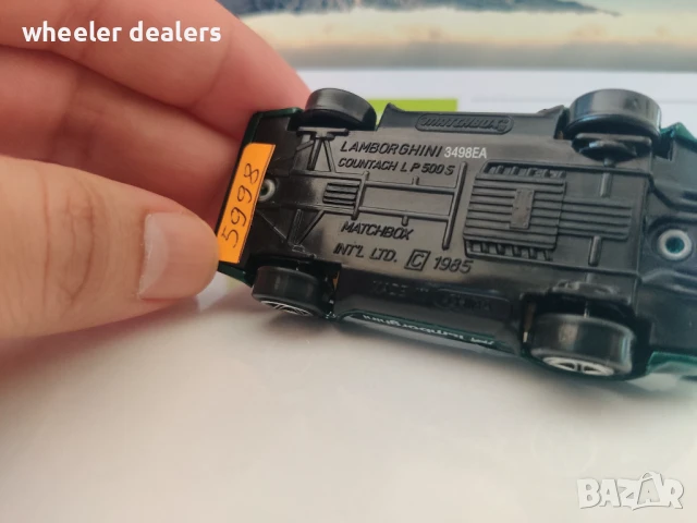 Метална количка Matchbox Мачбокс Lamborghini Countach, снимка 9 - Колекции - 50754799