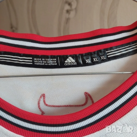 оригинален потник Adidas Jordan Chicago Bulls размер ХЛ , снимка 8 - Спортни дрехи, екипи - 52145103